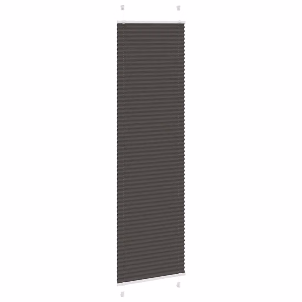 Berkfield Home Single Pleat Black Polyester Semi-Transparent Blind, W: 55 cm, H: 200 cm – 3