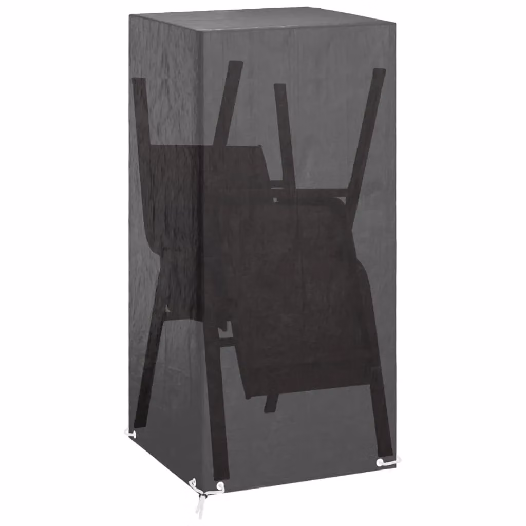Berkfield Home Water Repellent Armchair Garden Chair Cover with 8 Eyelets, Black, W/D/H: 75 x 70 x 140 cm – 2