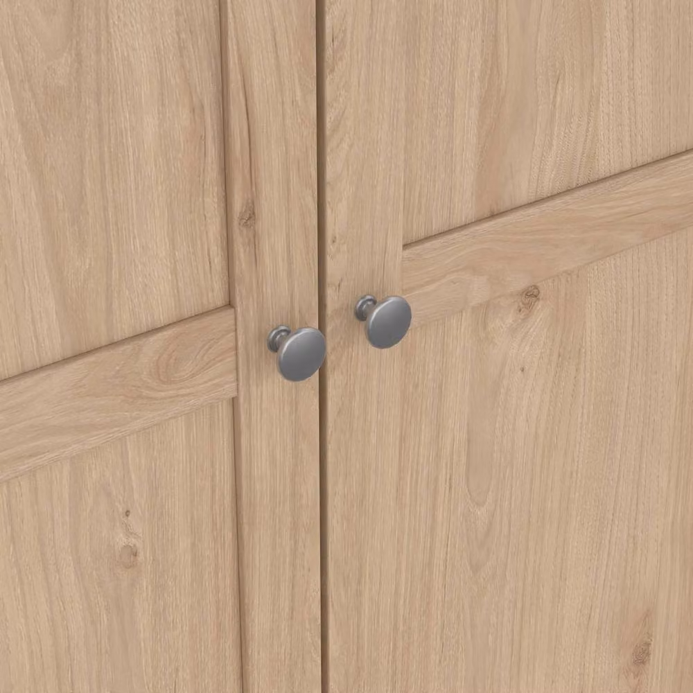 Wyld Haus Cherryfern 3 Door Wardrobe in Natural Oak, Brown – 4