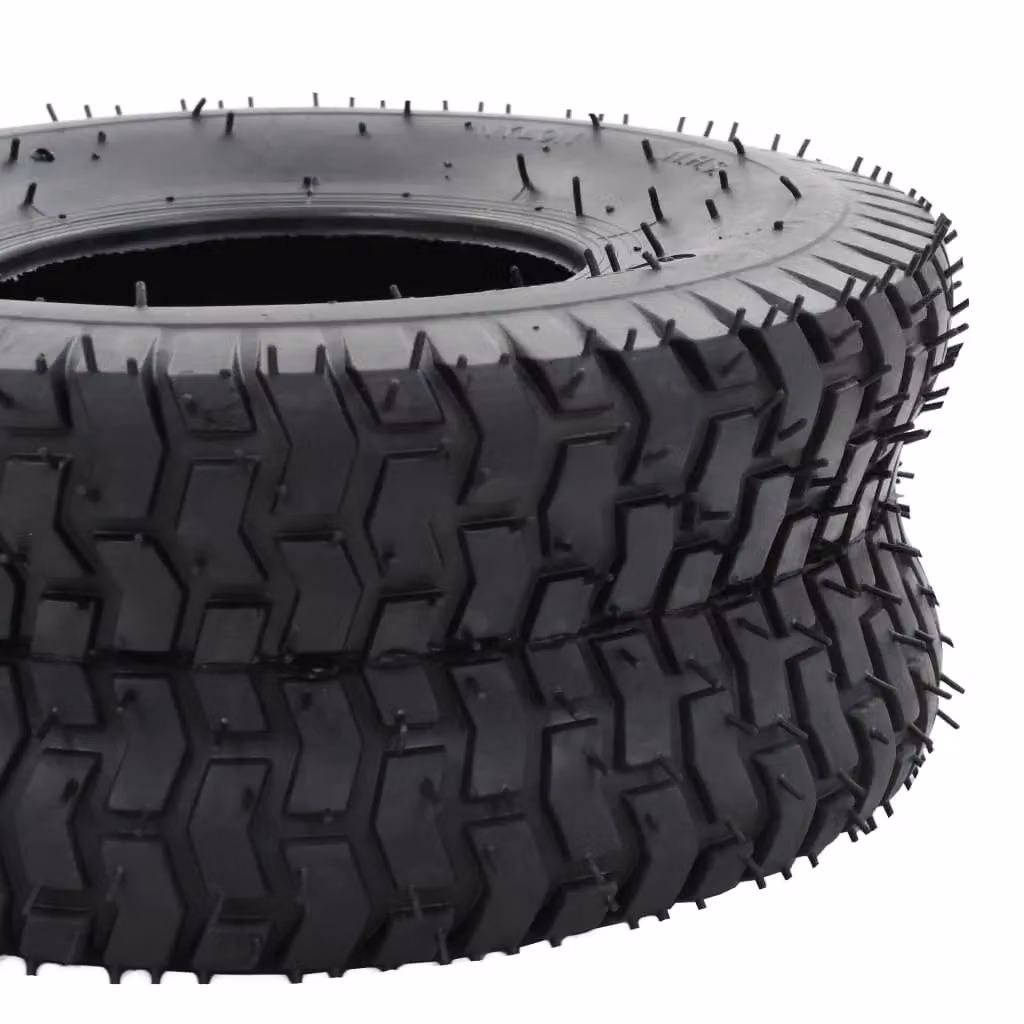 Berkfield Home 4 Piece Wheelbarrow Tyre and Inner Tube Set, 15x6.00-6 4PR Rubber, Black – 3