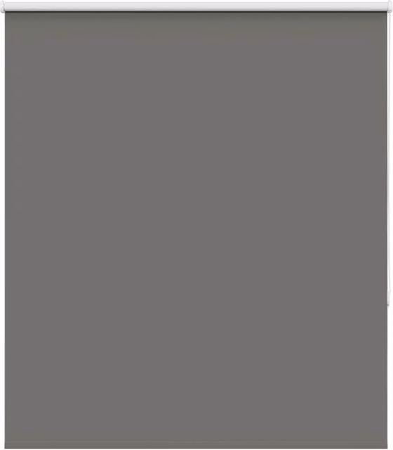 Berkfield Home Grey Blackout Roller Blind, Thermal Insulating Polyester, W: 135 cm, H: 175 cm – 1