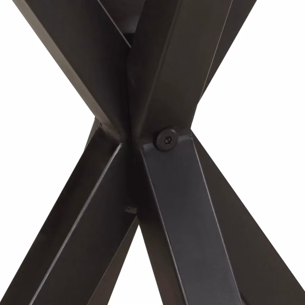 Berkfield Home Solid Mango Wood Side Table in Brown, W/D/H: 48 x 48 x 56 cm – 2