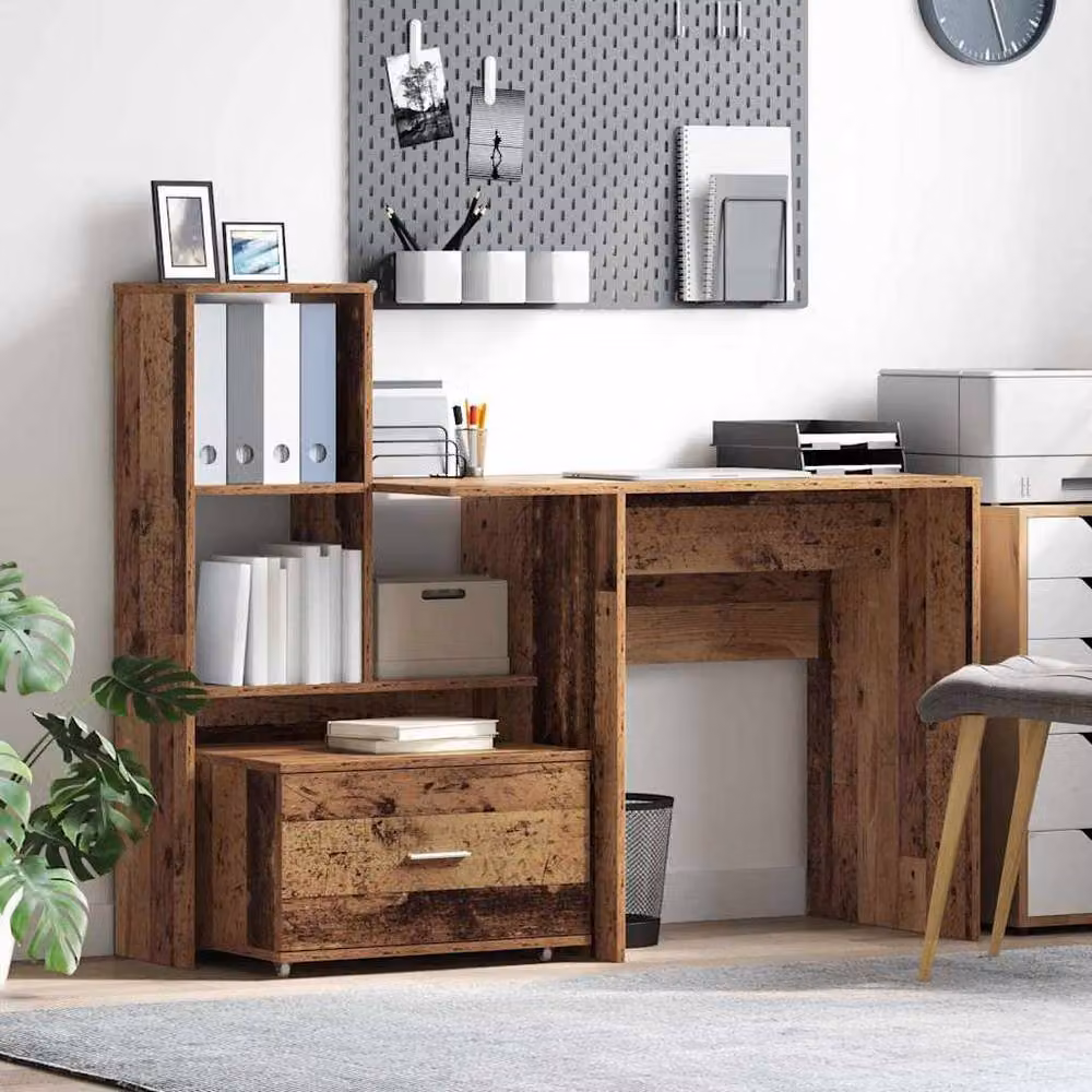 Berkfield Home Traditional Medium Drawer Cabinet in Brown – 2