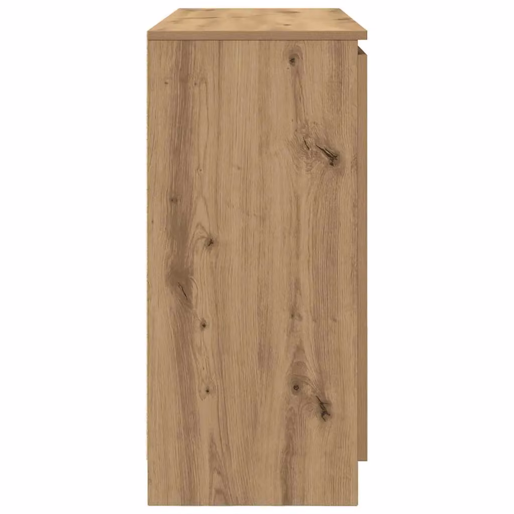 Berkfield Home Artisan Oak Sideboard with Drawers, Brown, W/D/H: 100.5 x 35 x 76 cm – 3