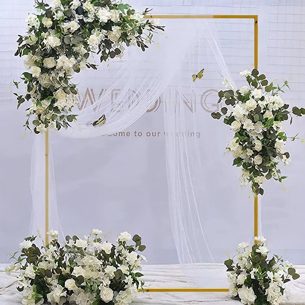 SPETLEK Gold Metal Freestanding Wedding Arch Frame for Balloons – 2