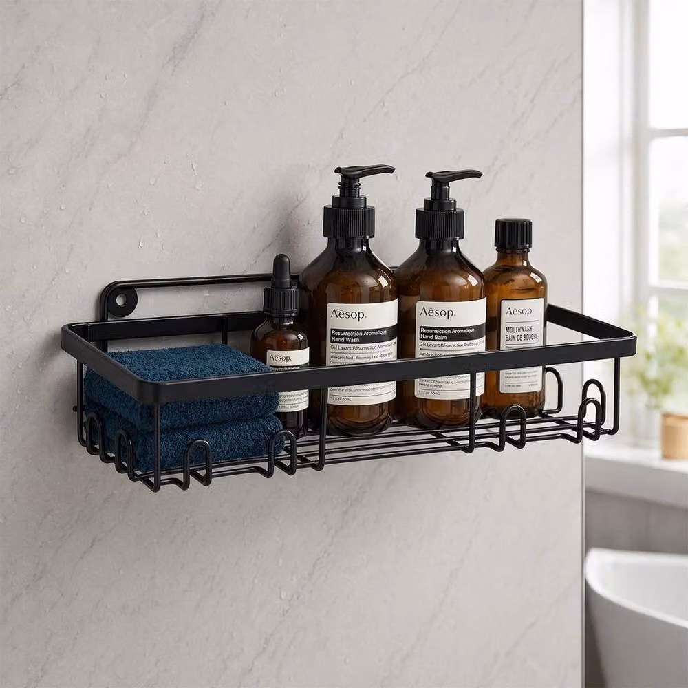 Kelvenix 5 Tier Metal Spice Rack Organiser in Black – 3