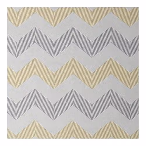 Superfresco Easy Ripple Ribbon Grey and Yellow Geometric Abstract Wallpaper Roll