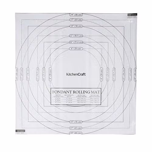 KitchenCraft Non-Stick Plastic Baking Mat in White
