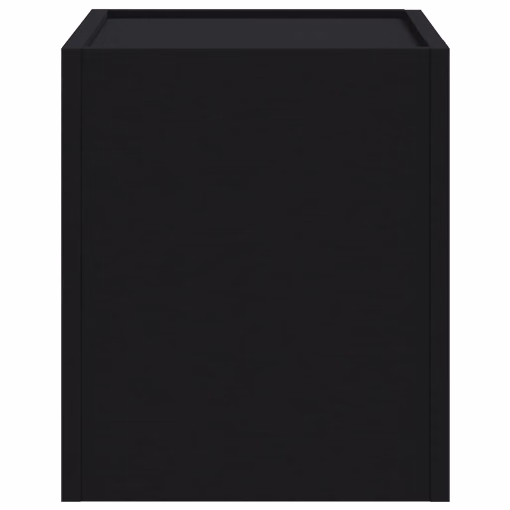 Berkfield Home Wall-mounted Bedside Cabinets, 2 Pack, Black, W: 45 cm, D: 30 cm, H: 35 cm – 4