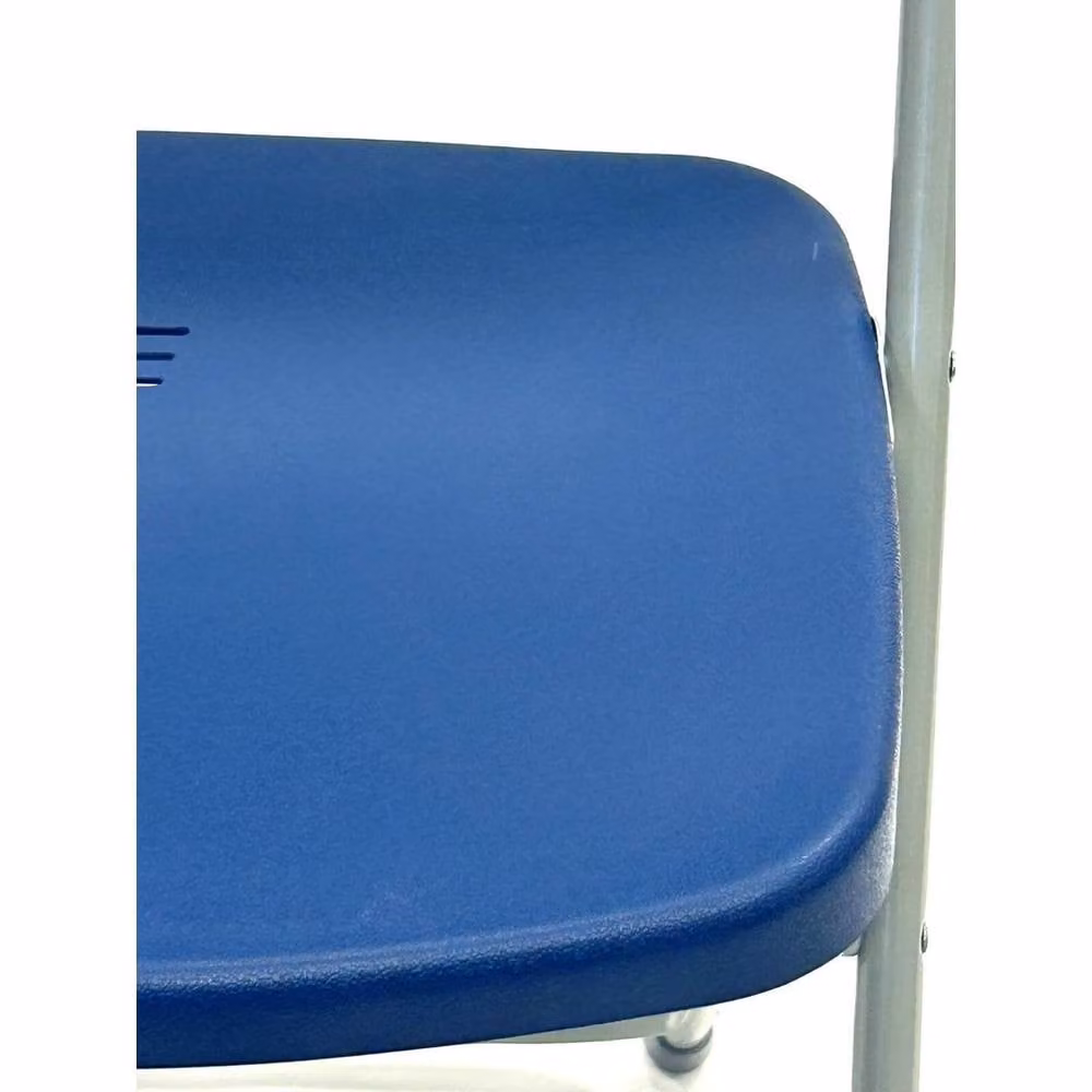 FORGEVIO Blue Metal and Plastic Folding Chairs – 3