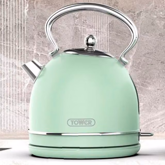 Tower Heritage 3KW 1.7L Dome Kettle in Green