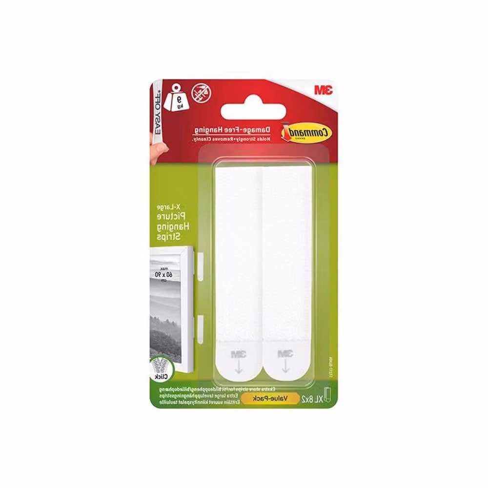 Command White Picture Hanging Strips XL Value – 2