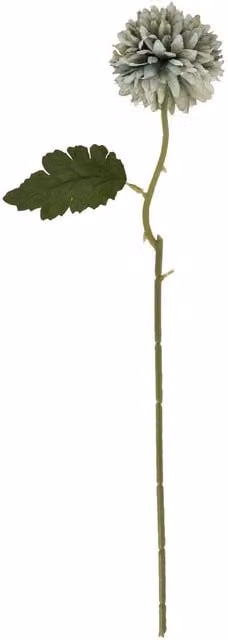 Hill Interiors Chrysanthemum Artificial Flower in Green, Height: 38 cm – 1