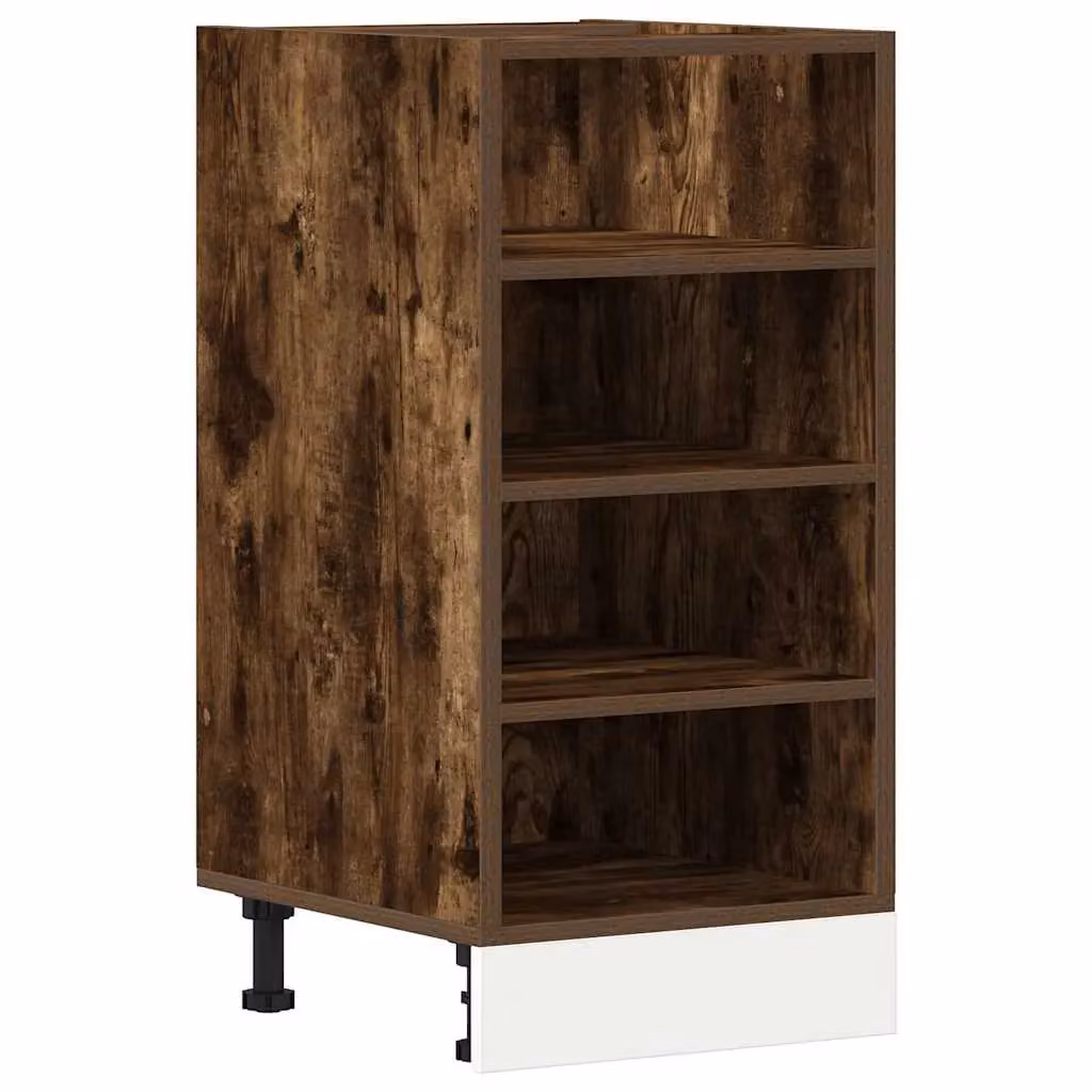 Berkfield Home Smoked Oak Kitchen Base Unit in Brown, W/D/H: 40 x 44.5 x 81.5 cm – 2