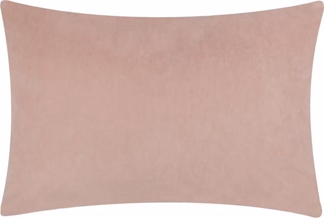 Make It A Home Darland Velvet Cushion in Dusty Rose with Feather Filling
