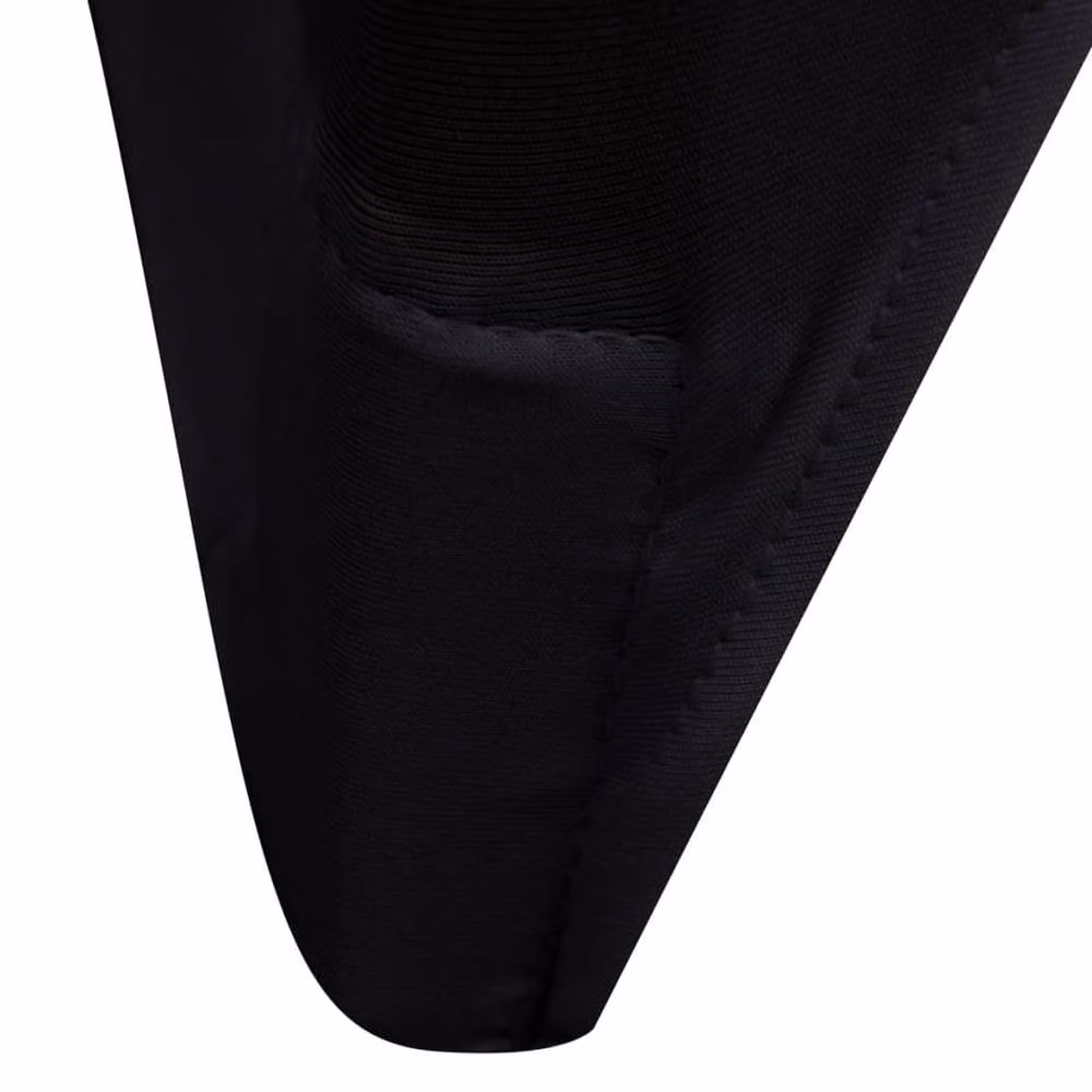 Berkfield Home Black Stretch Elastic Dining Chair Covers, 30 Pack – 5