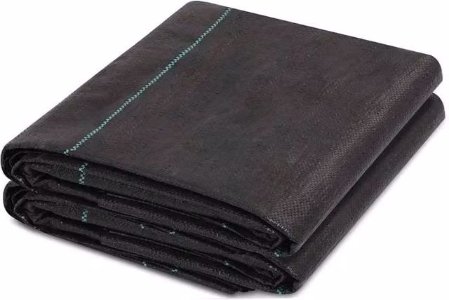 FLAVORA Heavy Duty Weed Control Membrane in Black, 2m x 25m – 1