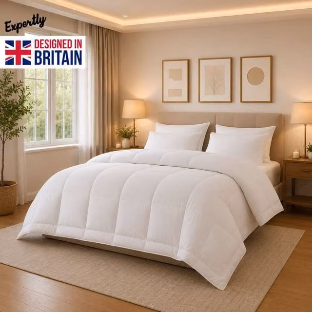 Grace White 10.5 Tog Double All Season Hollow Fibre Duvet