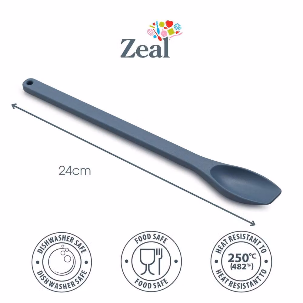Zeal Blue Silicone Jar and Mayo Spoon, 24 cm – 2