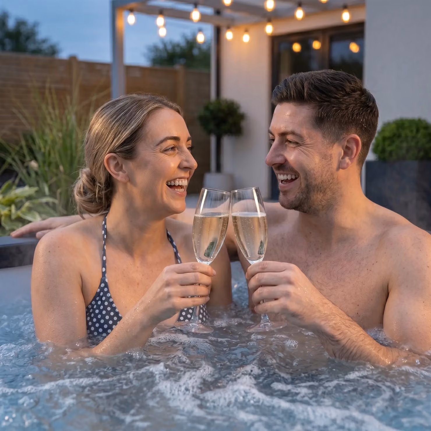 Wave Spas Wave Garda 6-Person Inflatable Foam Hot Tub with Integrated Heater and 90 Jets, Black – 3