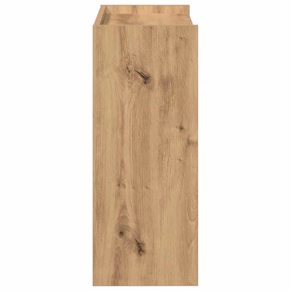Berkfield Home Artisan Oak Shoe Rack in Brown, W/D/H: 60 x 25 x 62 cm – 4