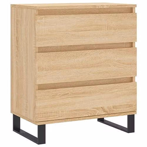 vidaXL Modern Sideboard in Brown Sonoma Oak, W/D/H: 60 x 35 x 70 cm