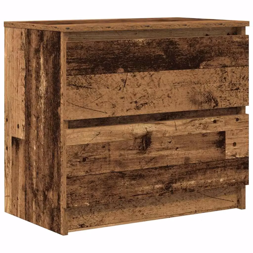 Berkfield Home Rustic Brown TV Cabinet in Engineered Wood, W/D/H: 60 x 35 x 54 cm – 2