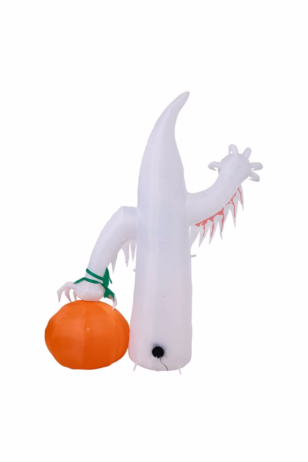Living and Home 8FT White and Multicolour Inflatable Halloween Decoration with Built-in LED Lights – 4