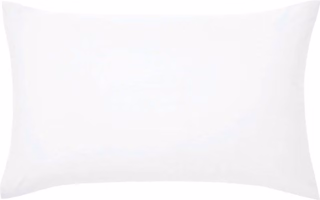 1951 50/50 Percale Standard Pillowcase, White