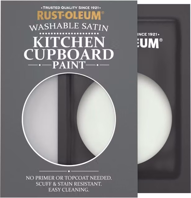 Rust-Oleum Kitchen Cupboard Satin Finish Tester Sachet in Sage Mist, 10ml