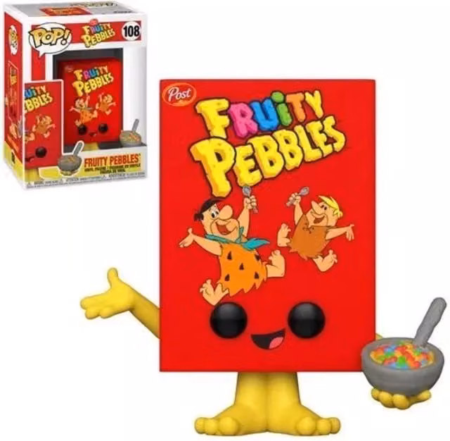 Funko Pop Ad Icons Fruity Pebbles Cereal Box Vinyl Figure - Multicoloured