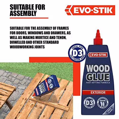 Evo-Stik Waterproof White Wood Adhesive 500ml – 3
