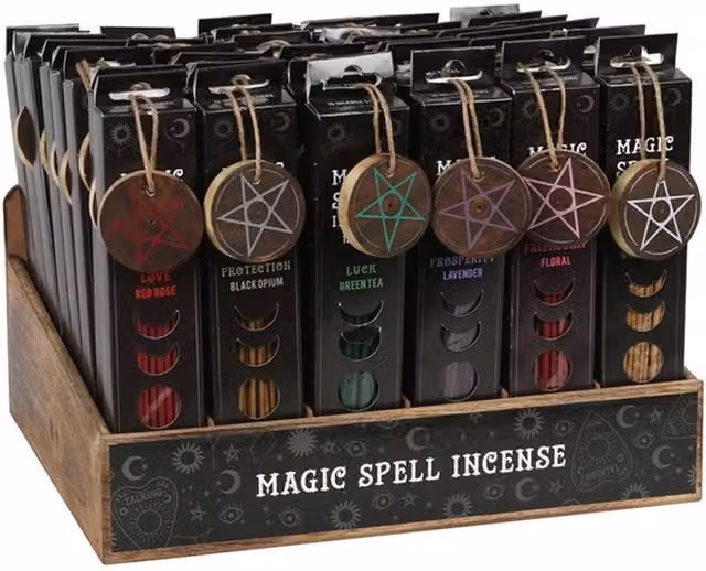 KDMK Magic Spell Incense Sticks Gift Set, 48 Sticks, Black