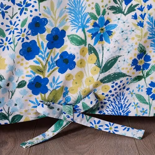 Catherine Lansfield Tilly Floral Reversible Duvet Cover and Pillowcase Set, Blue, W/D/H: 180 x 200 cm, Pillowcases: 50 x 75 cm – 2