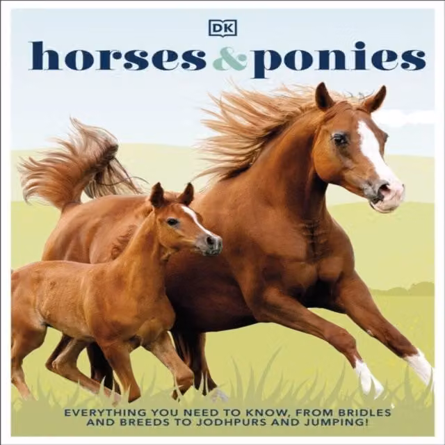 DK Horses and Ponies Hardback Book, Multicolour