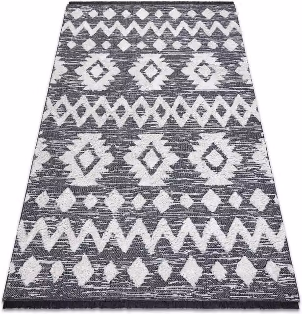 RugsX Moroccan Grey Rug, W: 117 cm, L: 170 cm – 1