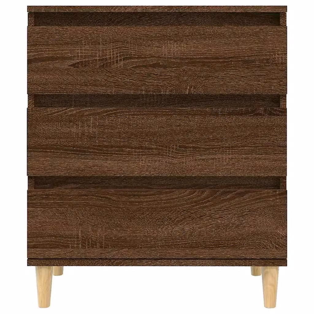 Berkfield Home Mid-Century Brown Oak Sideboard, W/D/H: 60 x 35 x 70 cm – 2