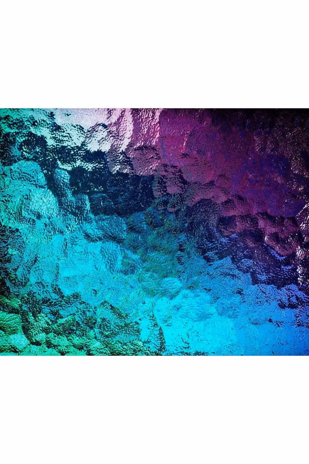 Origin Murals Blue and Multicolour Abstract Coloured Glass Wall Mural, W: 300 cm, H: 240 cm – 2