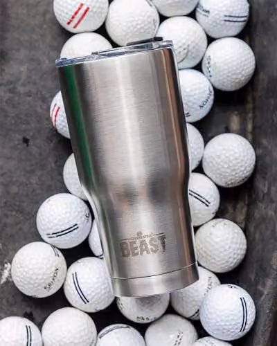 Greens Steel Beast Tumbler in Silver, 550 ml Vacuum Insulated Stainless Steel Travel Mug with Lid – 2