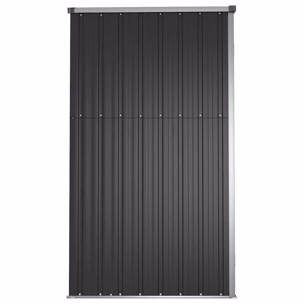 Berkfield Home Garden Tool Shed in Anthracite Grey Galvanised Steel, W/D/H: 161 x 89 x 161 cm – 5