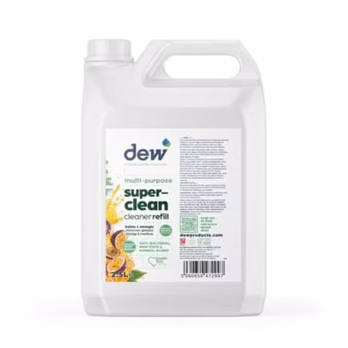 Dew Superclean Mango and Passion Fruit Antibacterial All Purpose Kitchen Spray Refill, 2.5 ltr – 1