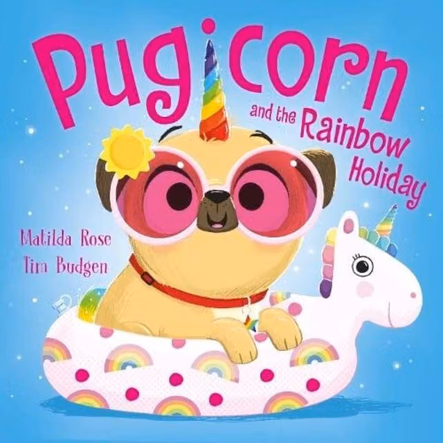 Matilda Rose The Magic Pet Shop: Pugicorn and the Rainbow Holiday Paperback Book, Multicolour