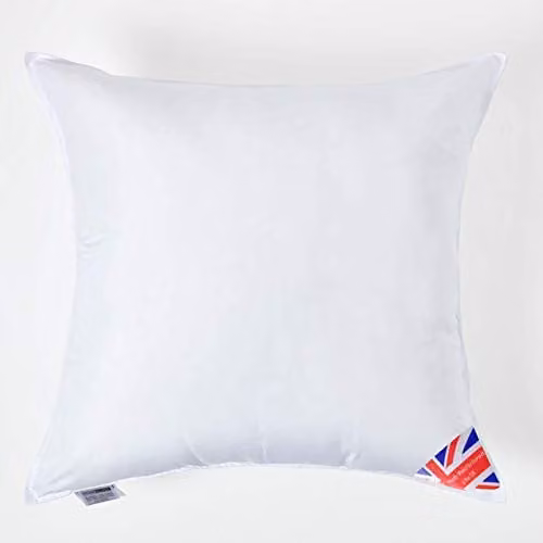 Homescapes White Super Microfibre Square Cushion Inserts W/D/H: 90 x 90 x 90 cm