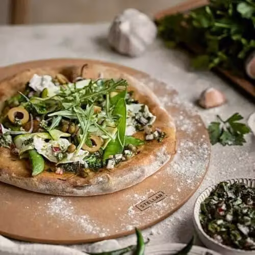 Stellar Form Pizza Paddle Board, Diameter: 30 cm, Made from Sustainable Compressed Paper – 2