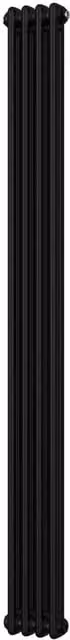 Alpha UK Radiators Black 2 Column Radiator