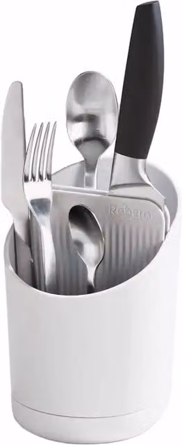 ReBorn White Stone Washing Up Bowl, Cutlery Drainer and Sink Tidy