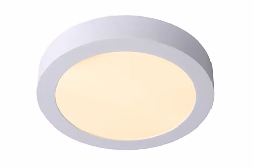 Lucide Brice Dimmable Round LED Flush Ceiling Light for Bathrooms, White, Diameter: 24 cm – 1