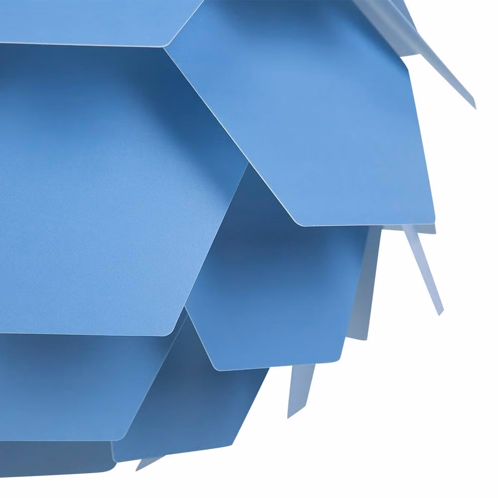 Wyld and Coco Nordic Glow Blue Pine Cone Pendant Lamp – 5