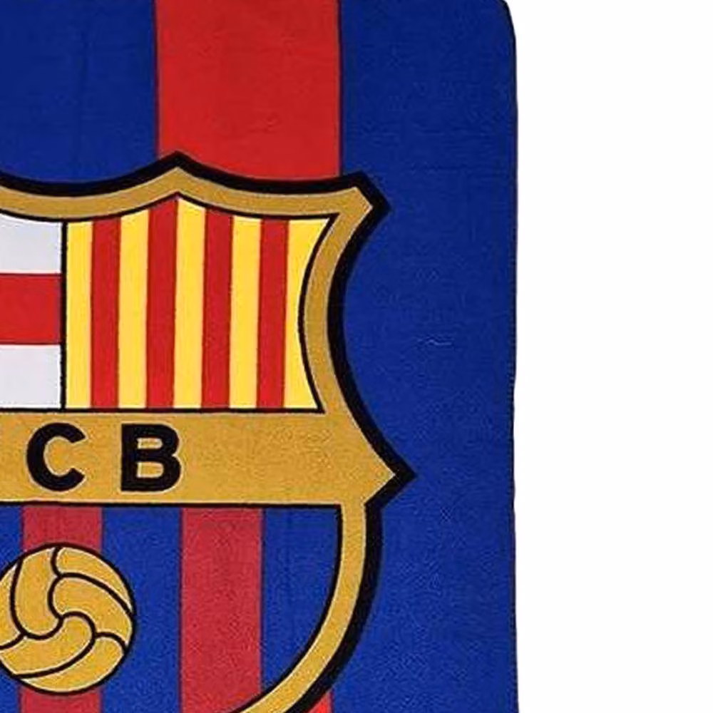 FC Barcelona Striped Fleece Blanket in Multicolour – 2