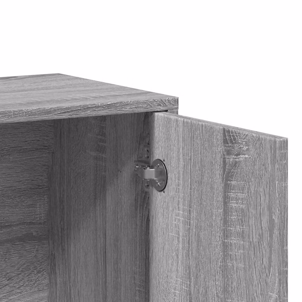 Berkfield Home Grey Sonoma Modern Sideboard in Engineered Wood, W/D/H: 60 x 31 x 70 cm – 3